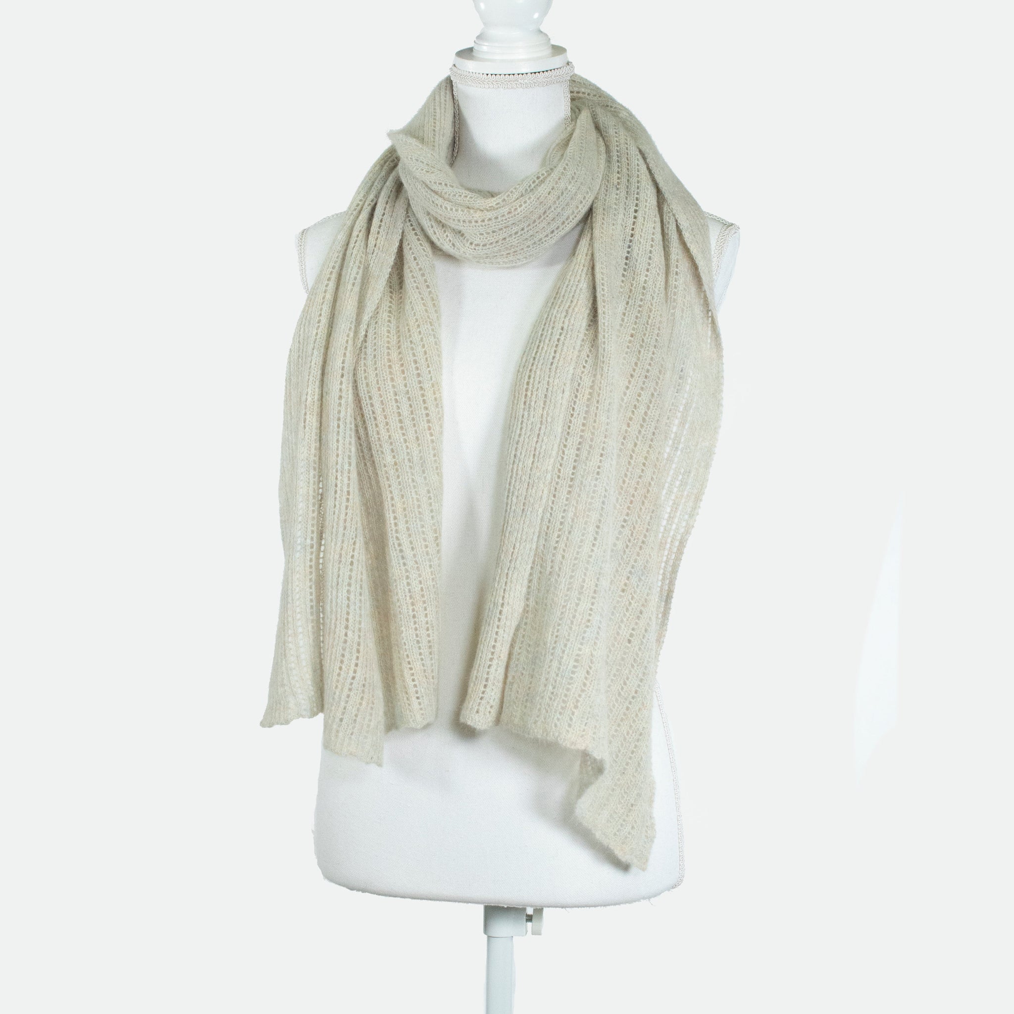 LIGHT WEIGHT OPEN WORK SCARF