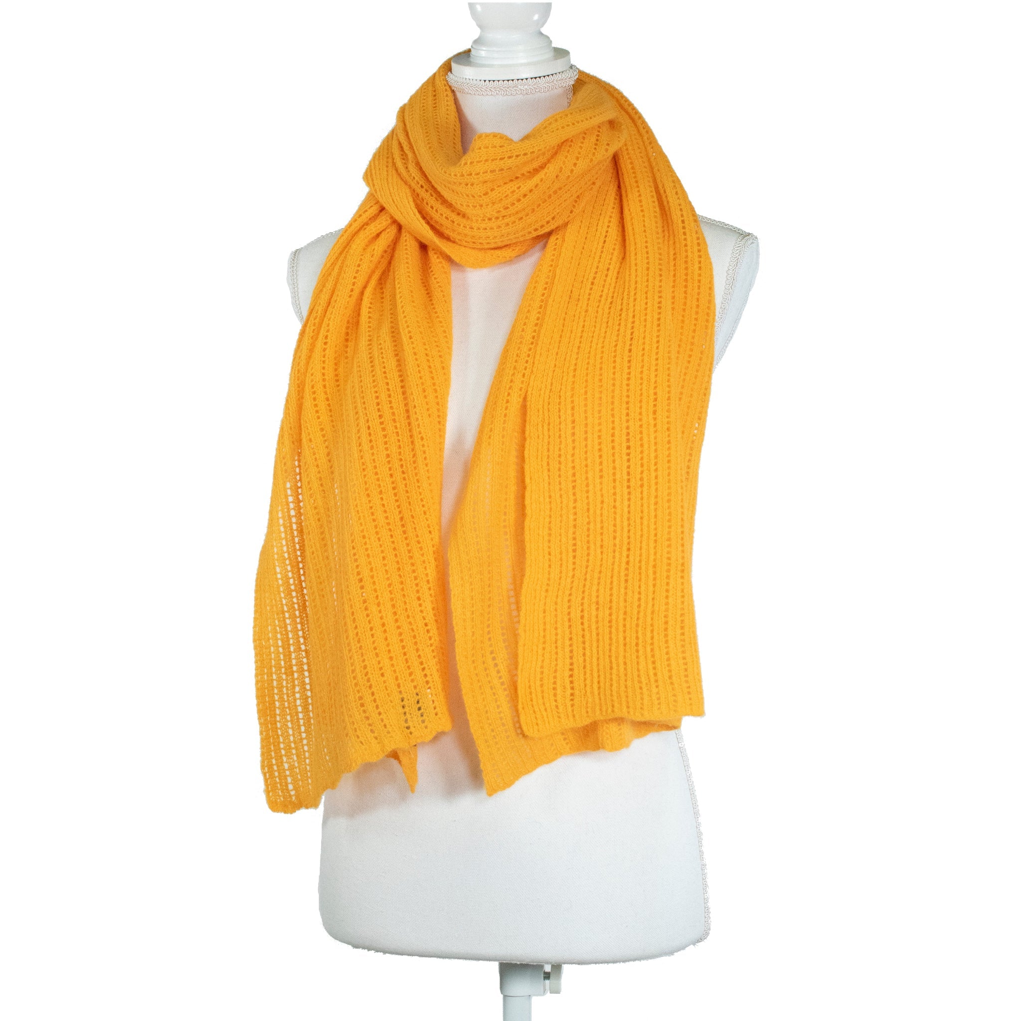 LIGHT WEIGHT OPEN WORK SCARF