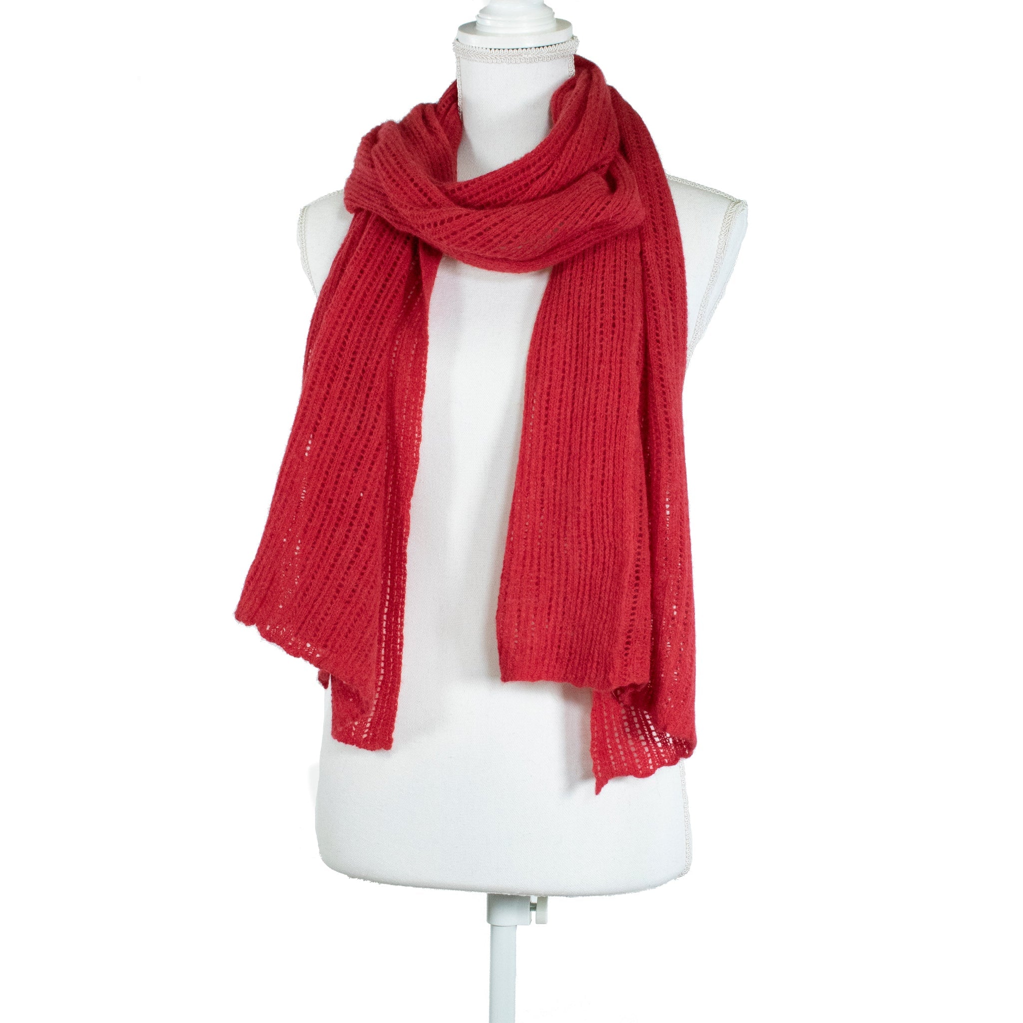 LIGHT WEIGHT OPEN WORK SCARF