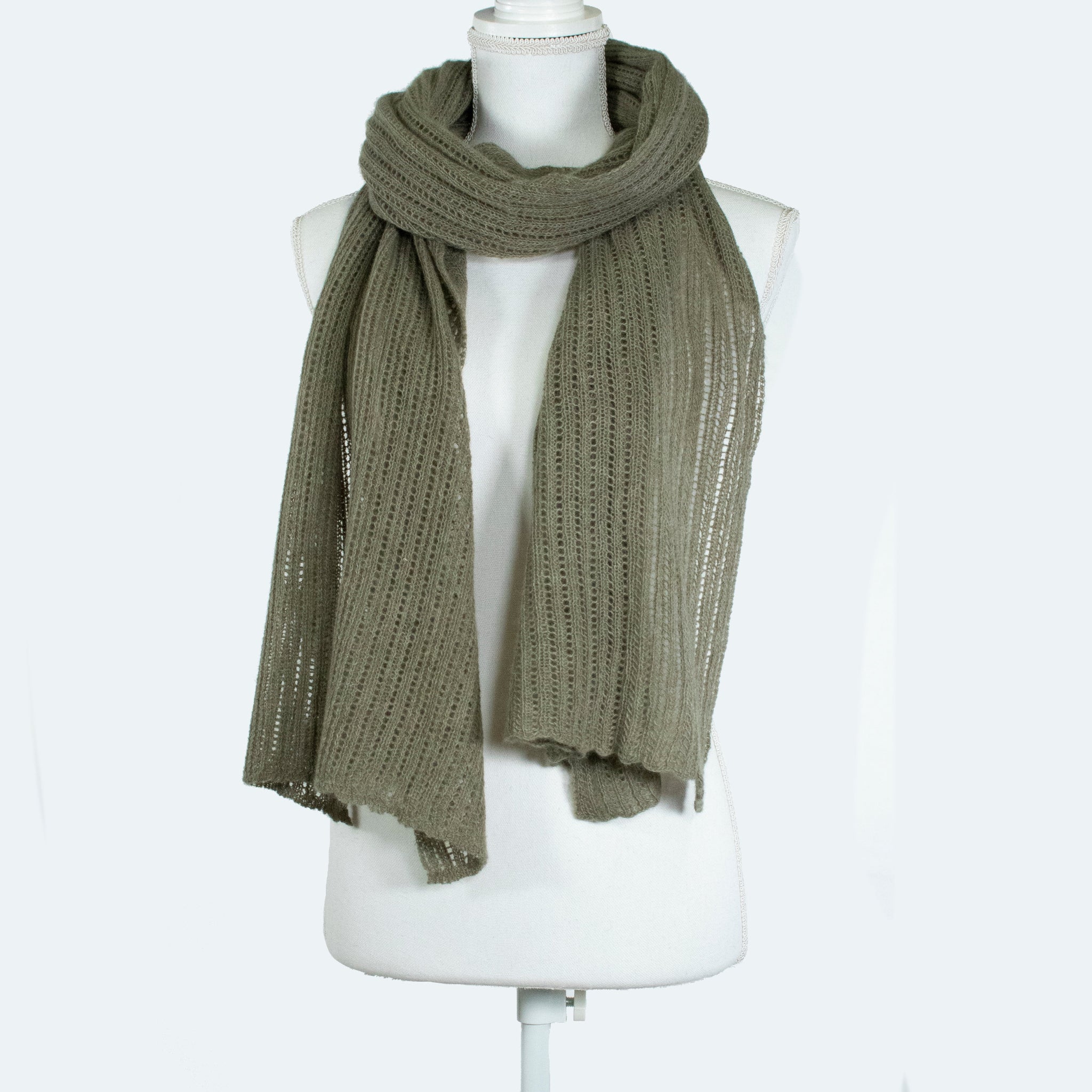 LIGHT WEIGHT OPEN WORK SCARF