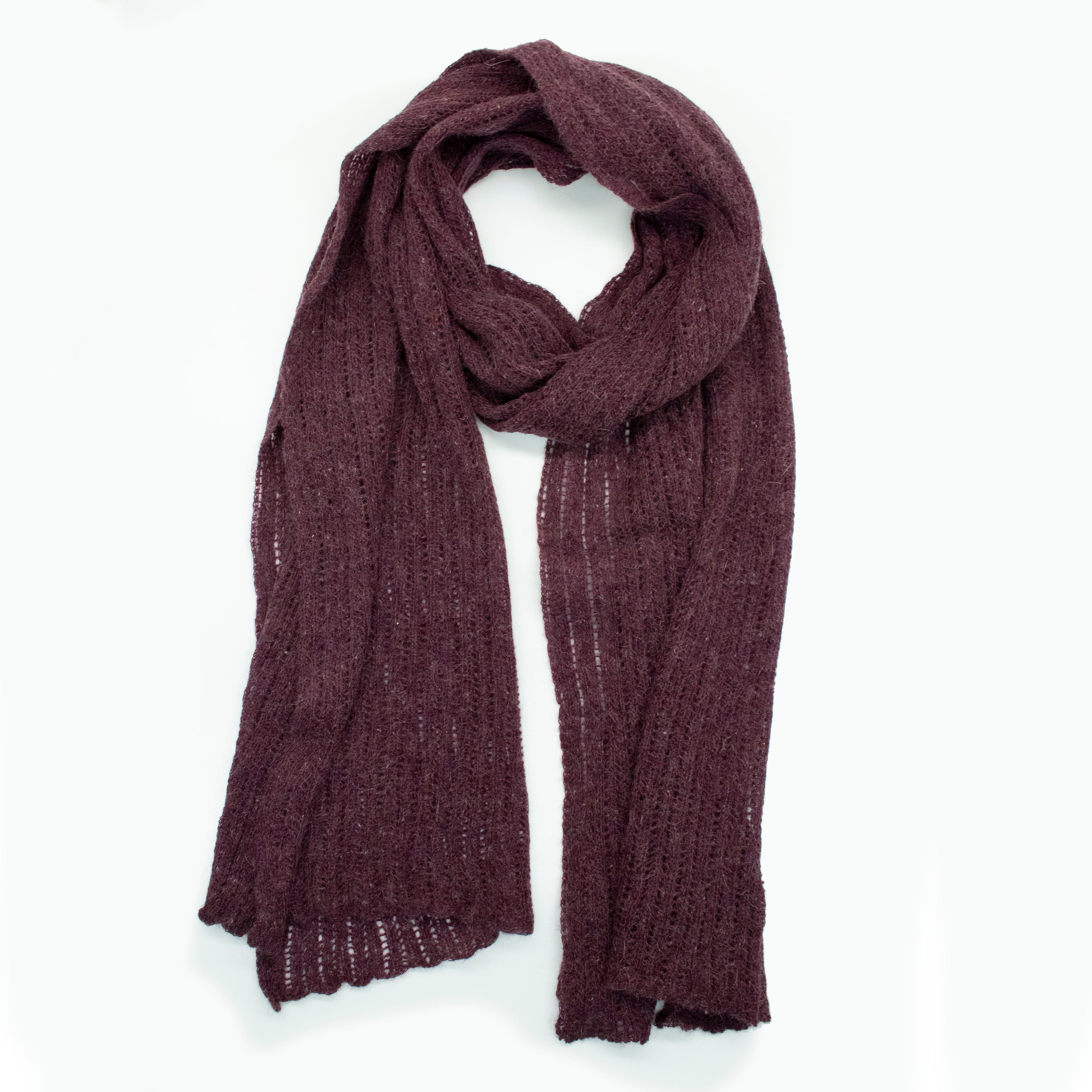 LIGHT WEIGHT OPEN WORK SCARF