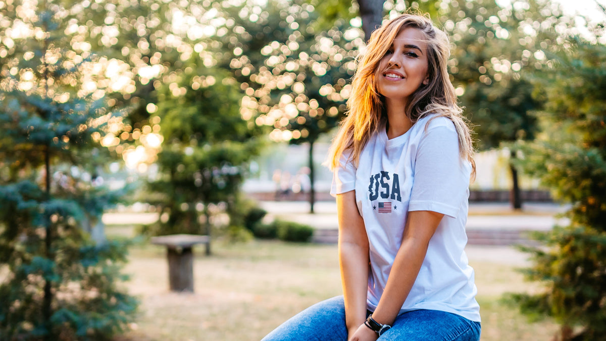 USA Message Tee 4 from America The Beautiful® - W
