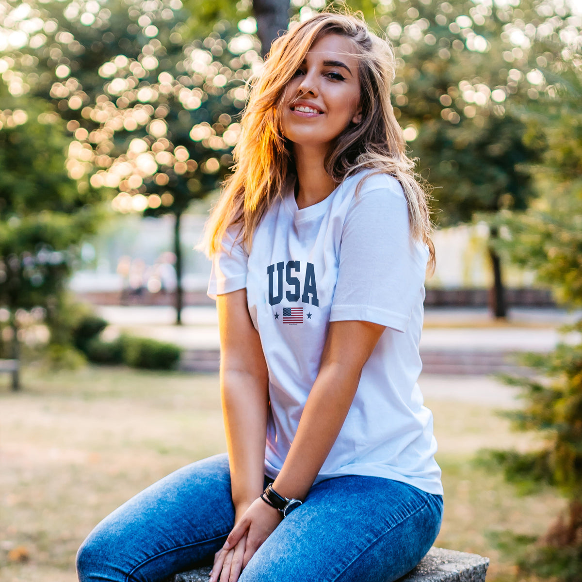 USA Message Tee 4 from America The Beautiful® - W